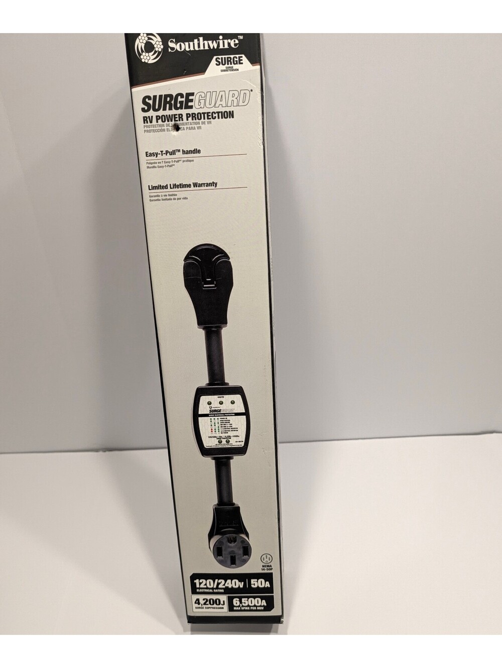 Southwire SurgeGuard RV Power Protection 120/240V 50A Surge Protector